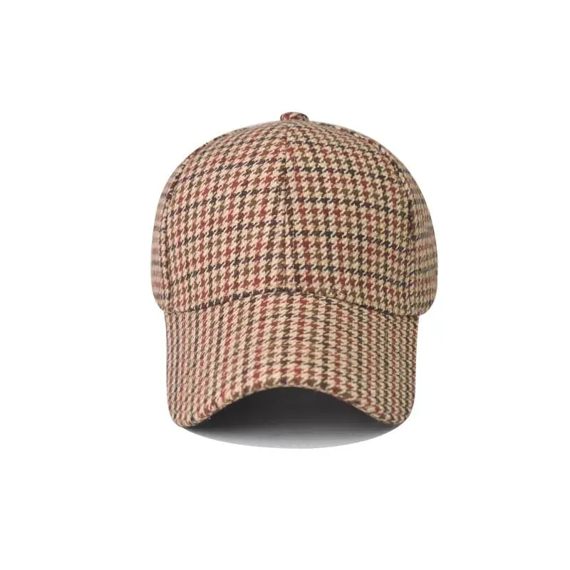 Lincoln Houndstooth Baseball Cap