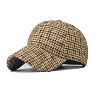 Lincoln Houndstooth Baseball Cap