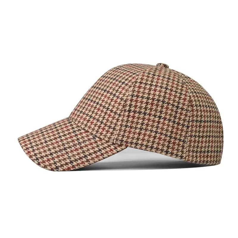 Lincoln Houndstooth Baseball Cap