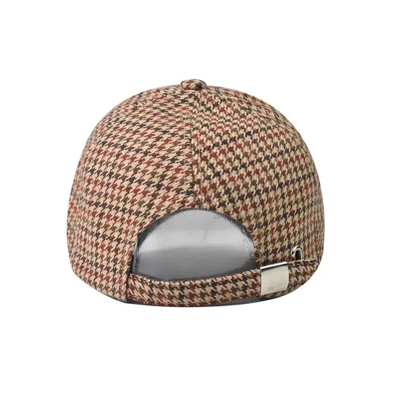 Lincoln Houndstooth Baseball Cap