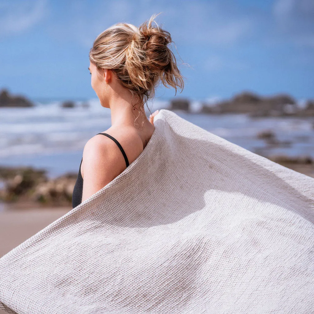 Linen Travel Towel | Waffle