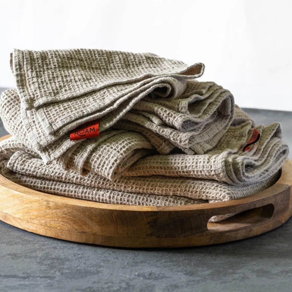 Linen Travel Towel | Waffle