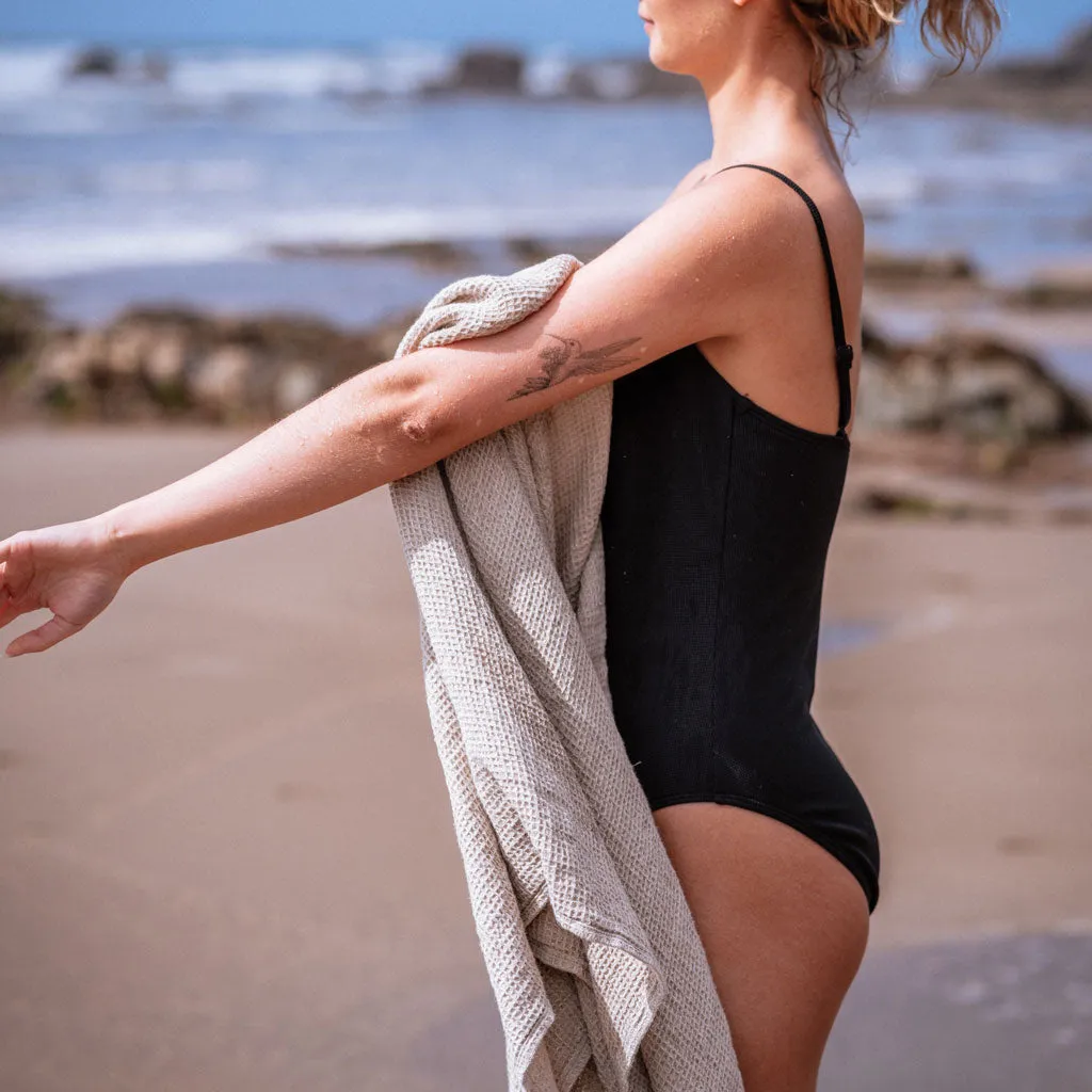 Linen Travel Towel | Waffle