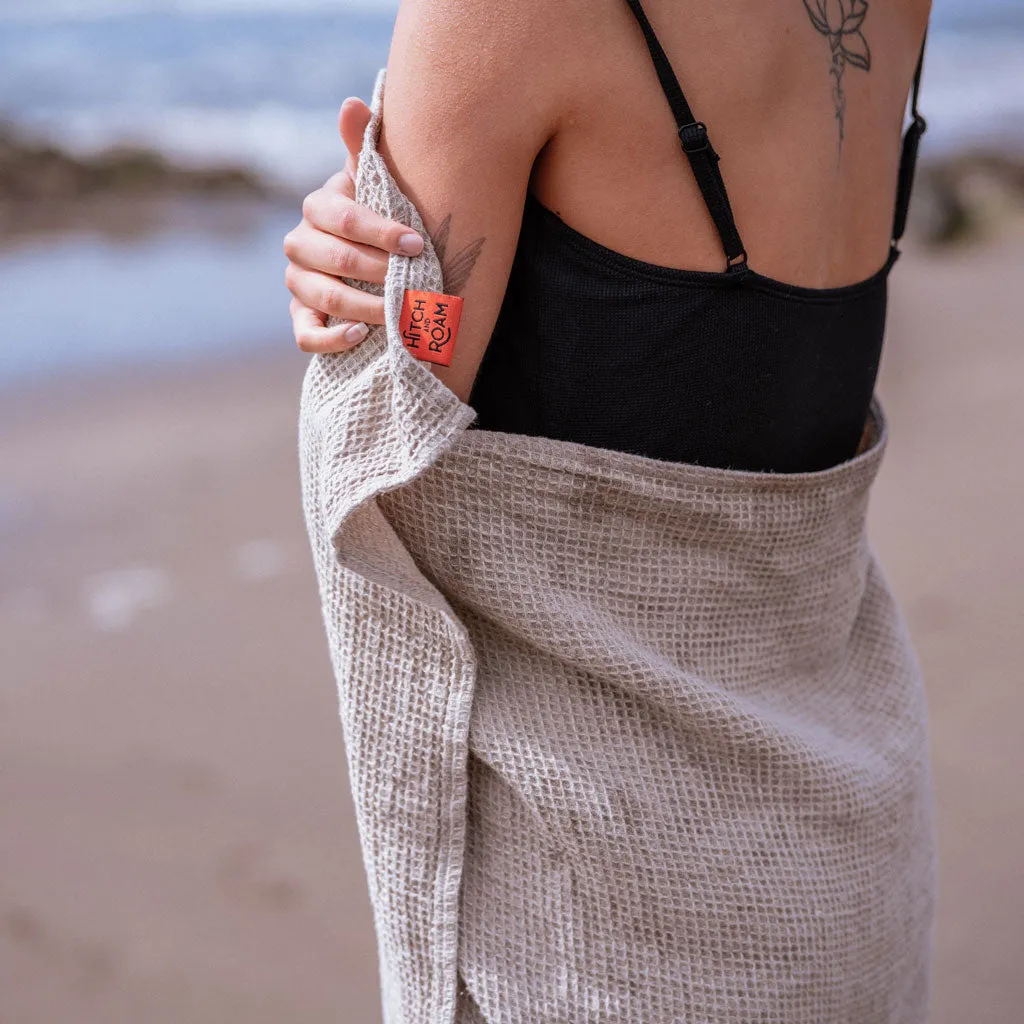 Linen Travel Towel | Waffle