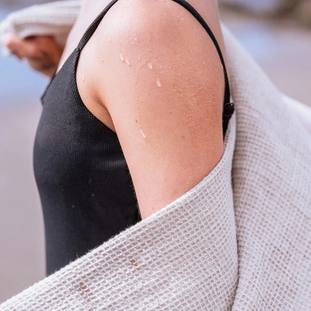 Linen Travel Towel | Waffle