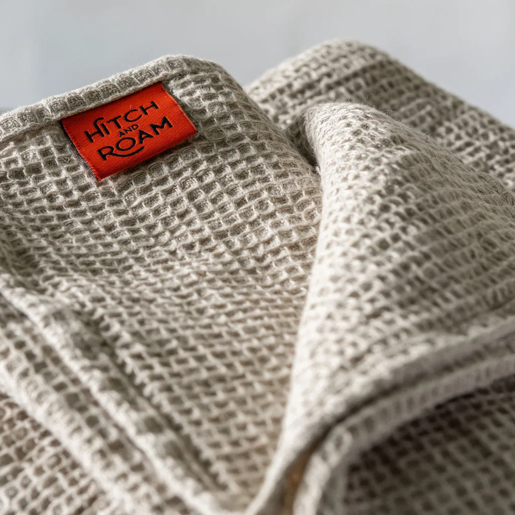 Linen Travel Towel | Waffle