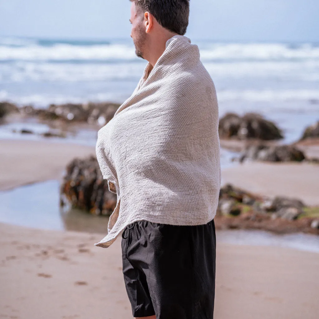 Linen Travel Towel | Waffle