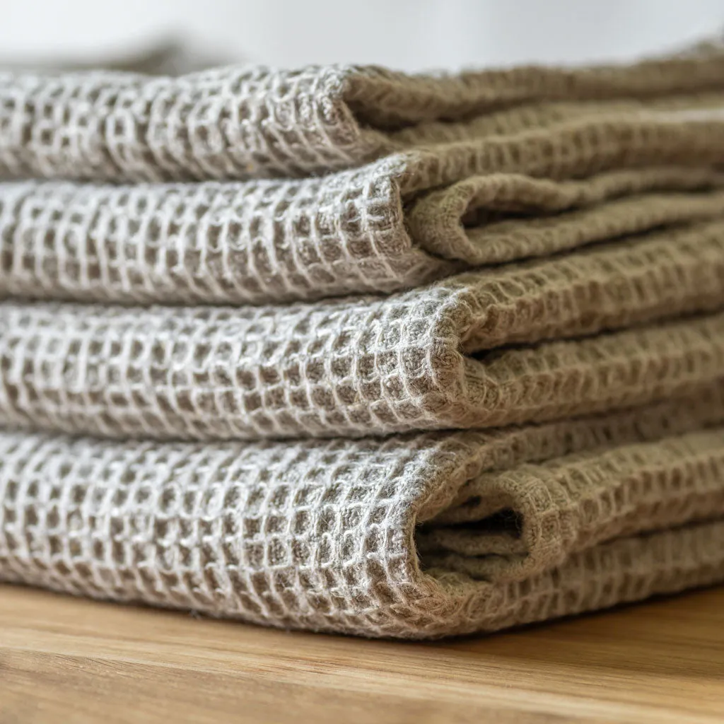 Linen Travel Towel | Waffle
