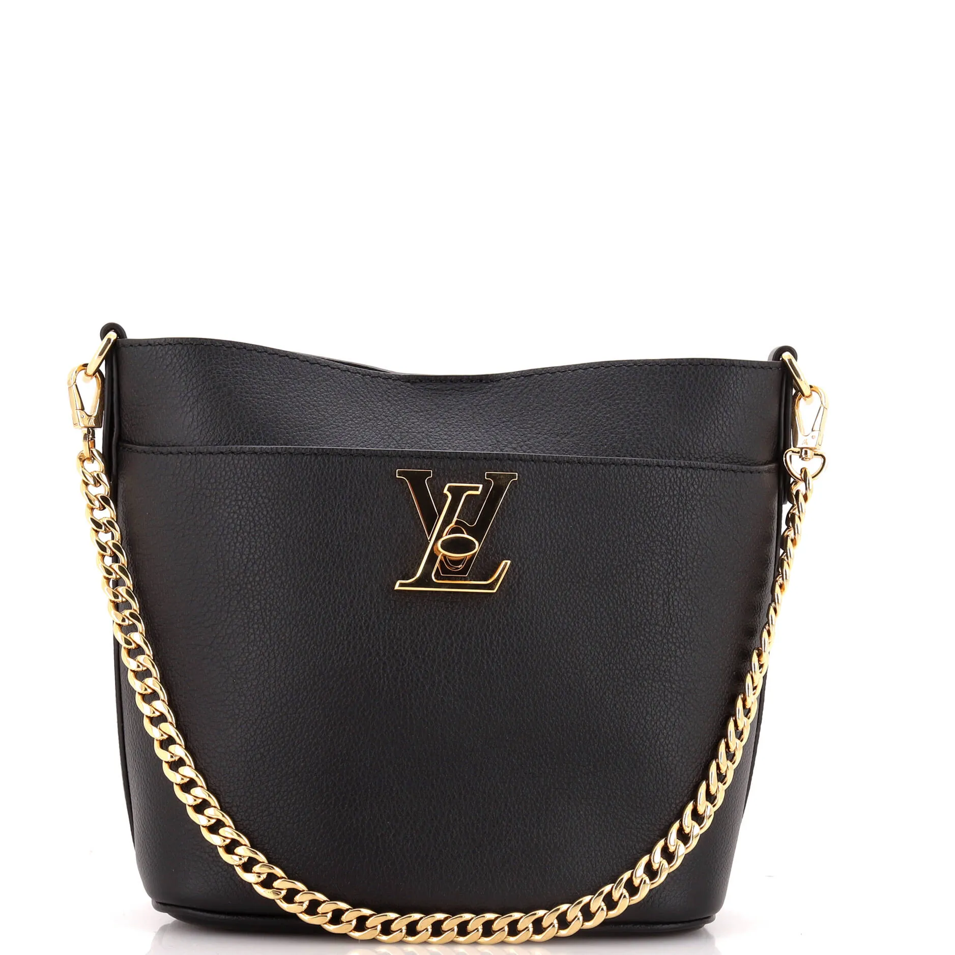 Lock and Walk Bucket Bag Leather stylish bucket bags