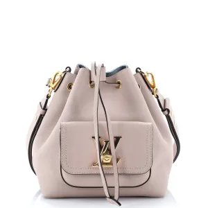 Lockme Pocket Bucket Bag Leather stylish bucket bags