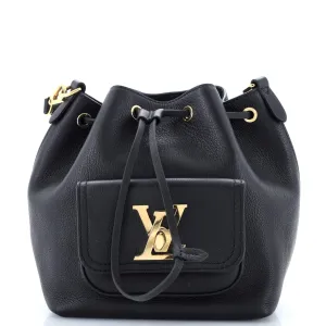 Lockme Pocket Bucket Bag Leather stylish bucket bags