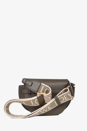 Loewe 2022 Green Leather Mini 'Gate' Crossbody anti-theft crossbody bags sale