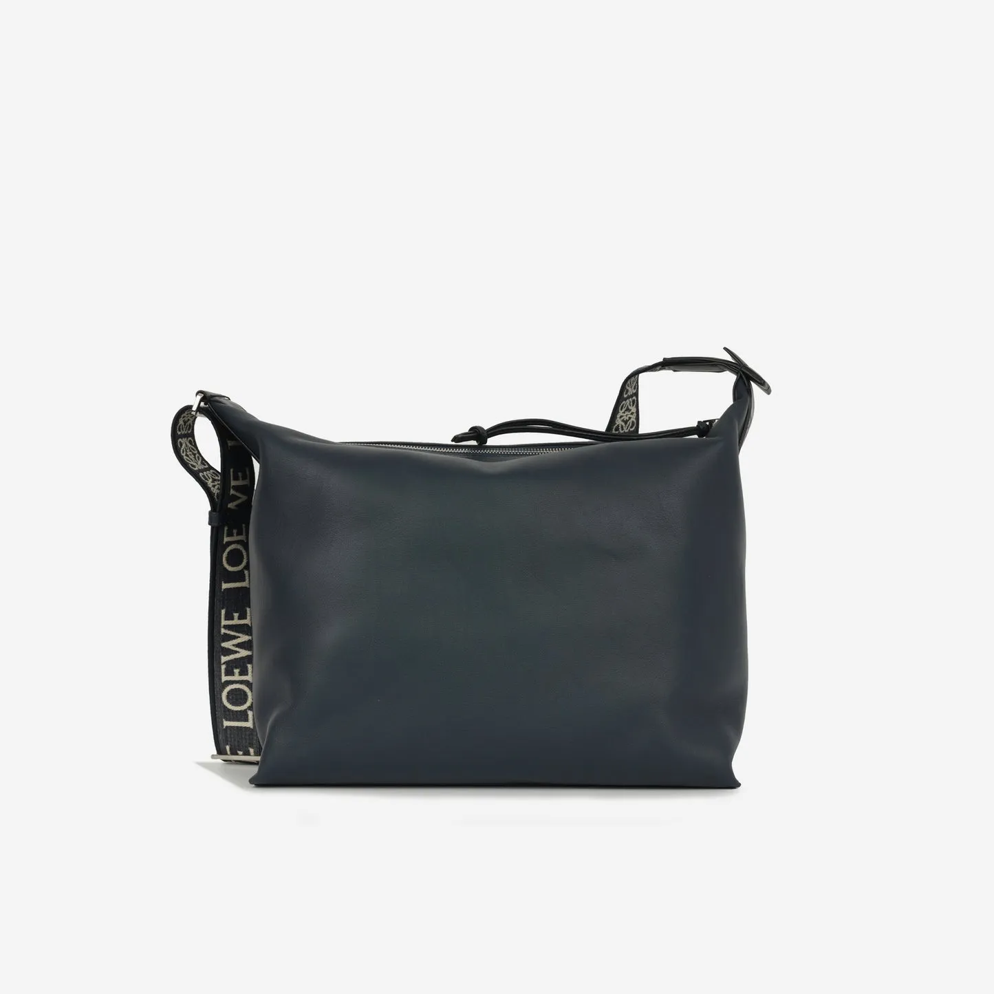 Loewe Loewe - Cubi Crossbody - Navy Blue Calfskin SHW - Pre-Loved