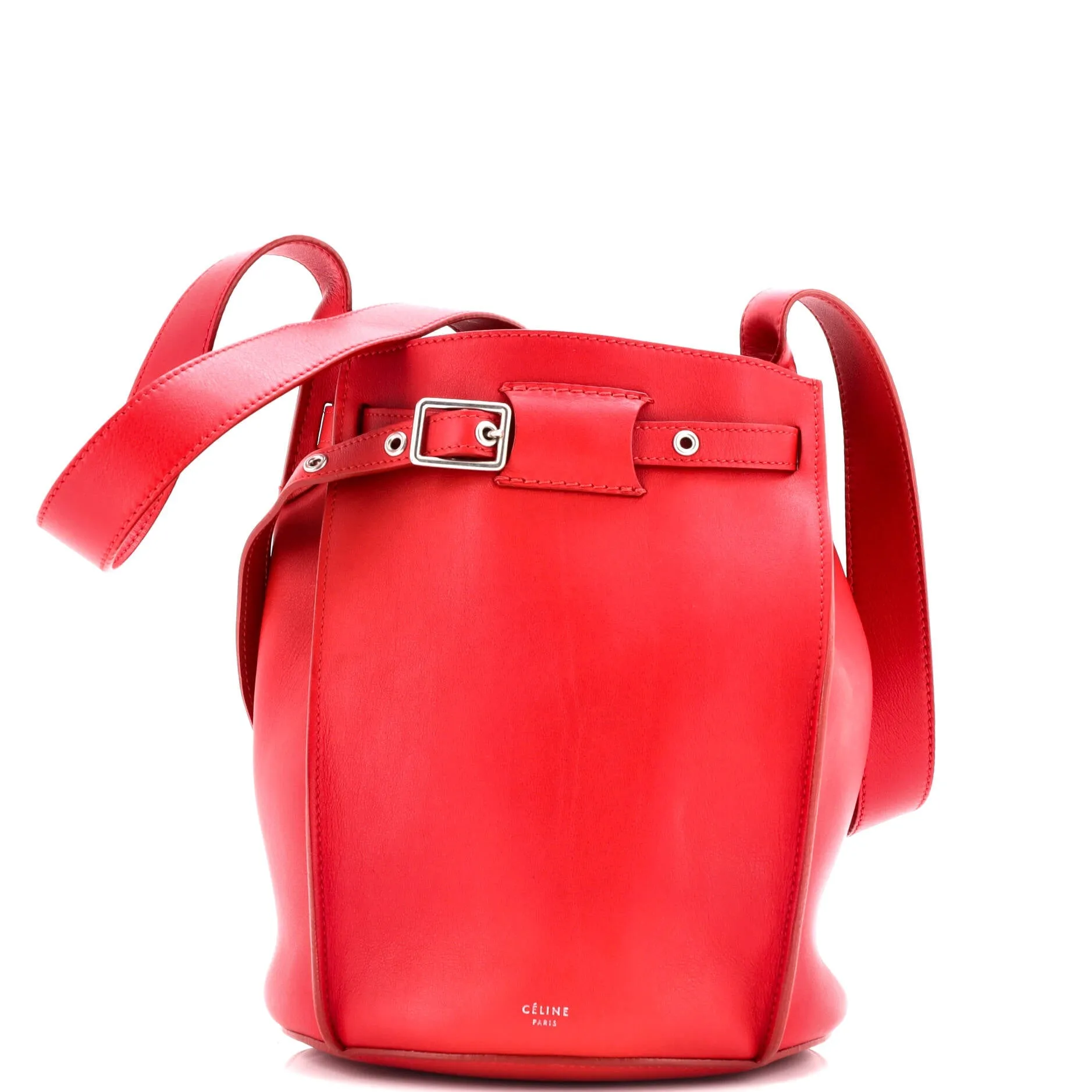 Long Strap Big Bag Bucket Leather stylish bucket bags