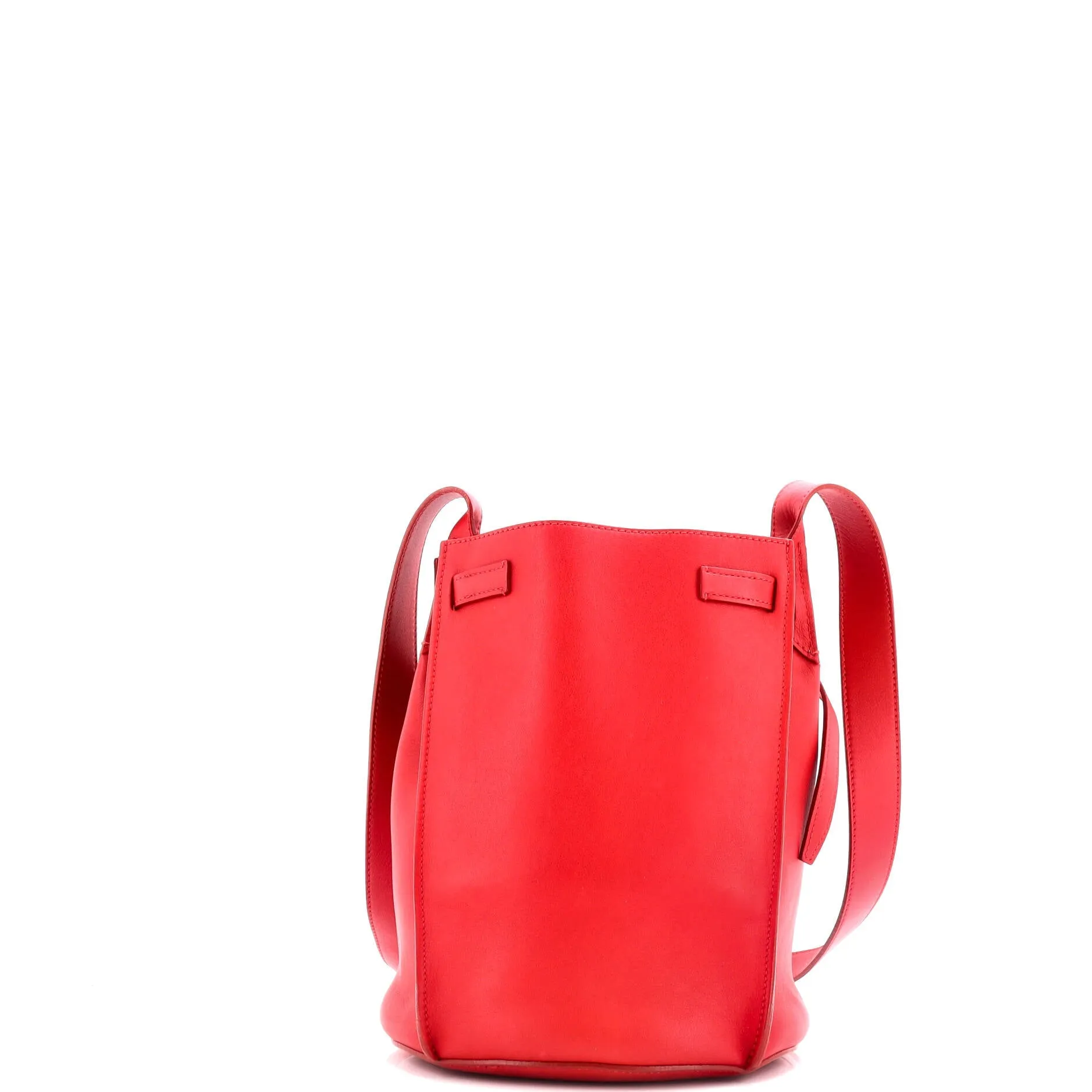 Long Strap Big Bag Bucket Leather