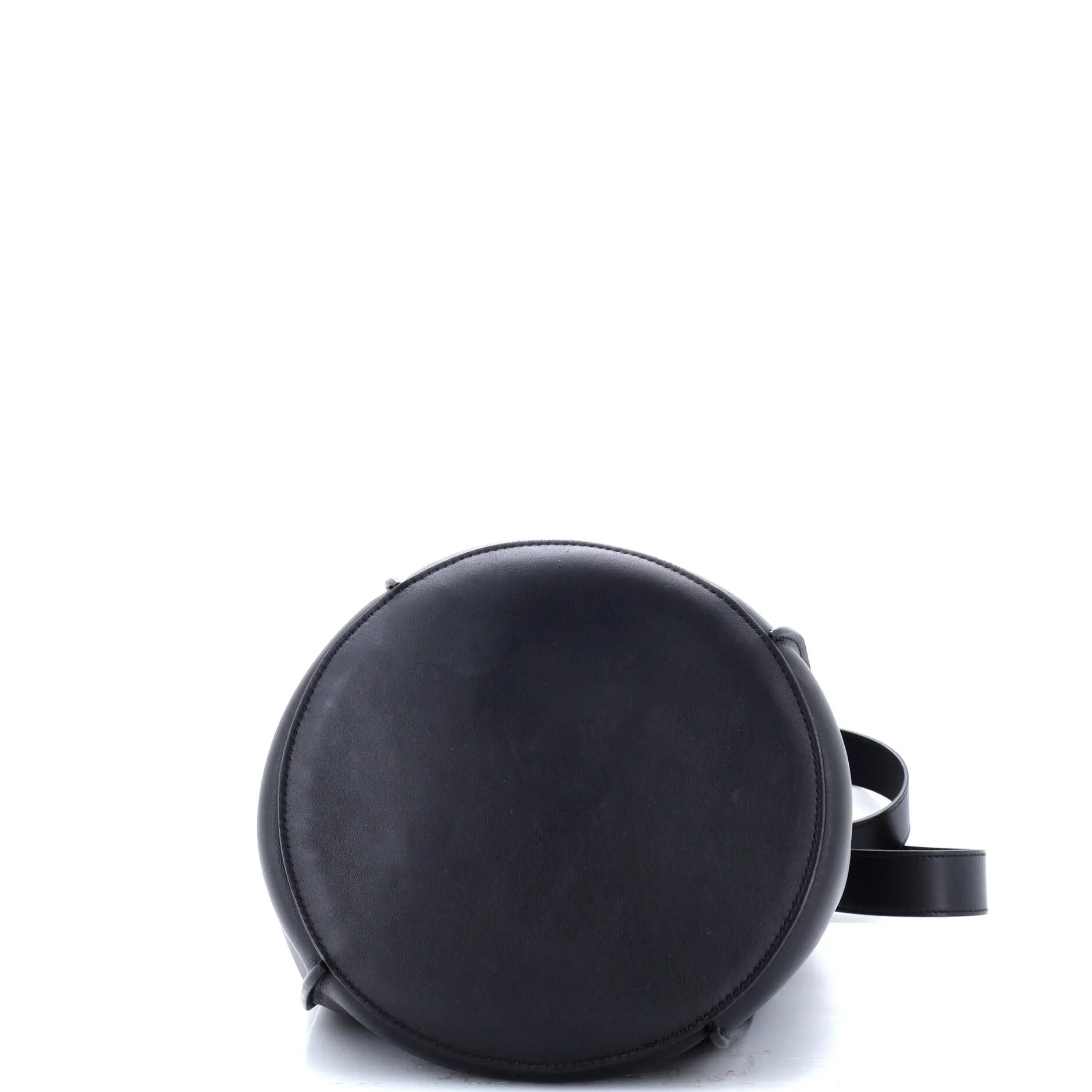 Long Strap Big Bag Bucket Leather