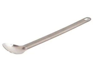 Long Titanium Spoon portable camping kitchen set discount camping cookware kit sale olding camp kitchen box clearance