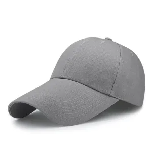 Long Visor Plain Baseball Cap stylish boater hat with ribbon on model
