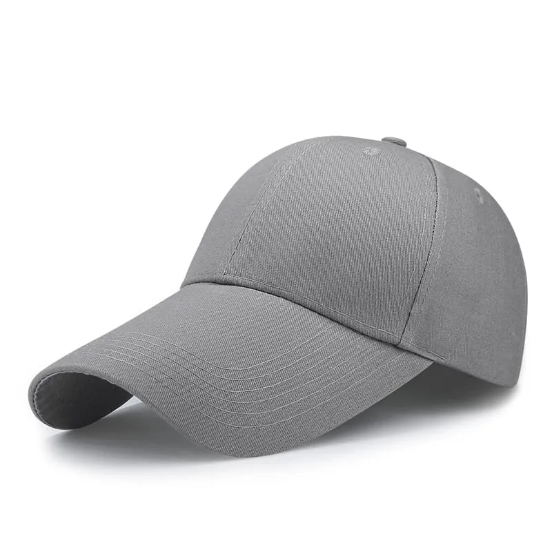 Long Visor Plain Baseball Cap stylish boater hat with ribbon on model