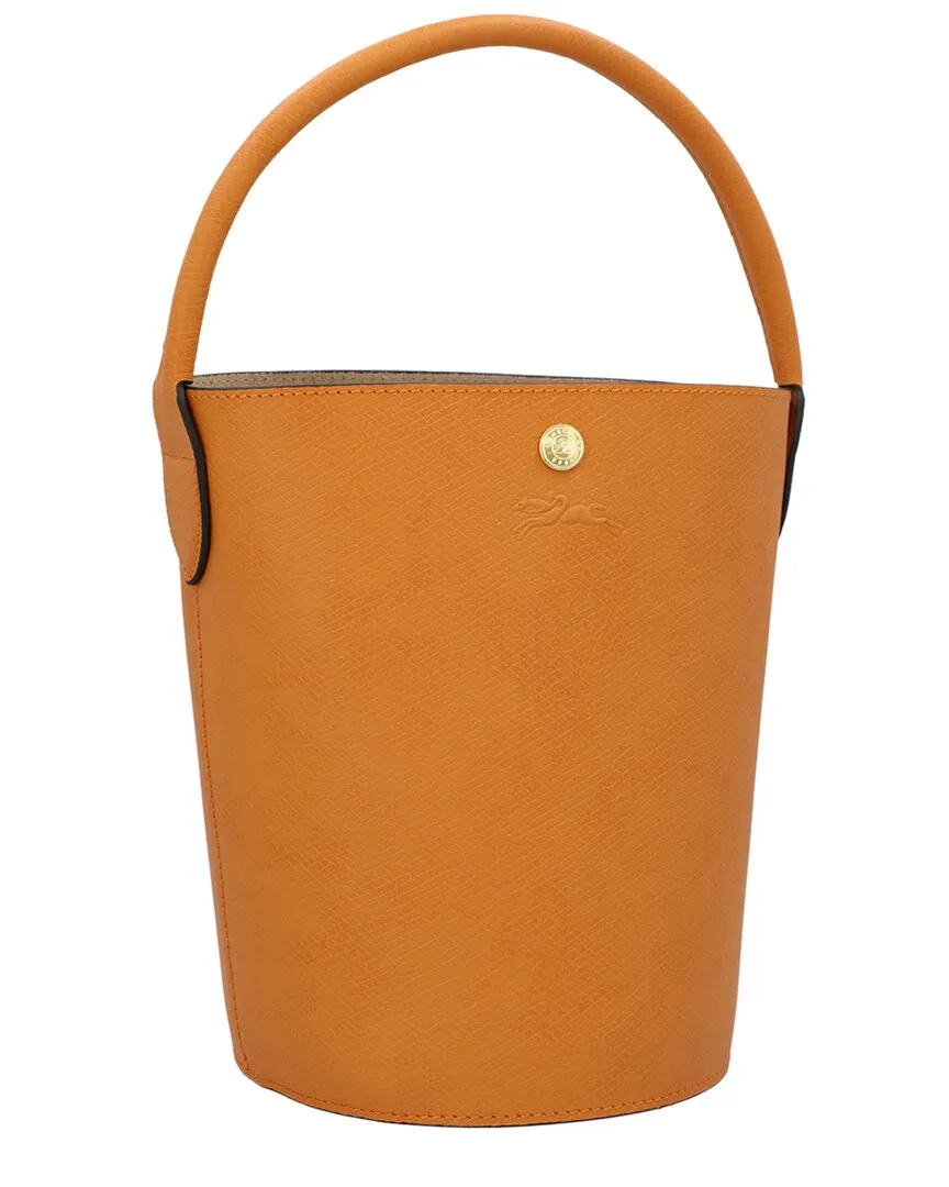 Longchamp ??pure Small Leather Bucket Bag