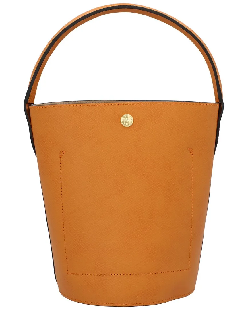 Longchamp ??pure Small Leather Bucket Bag