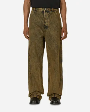 Loose Fit Denim Pants Beige Men's sweatshirt