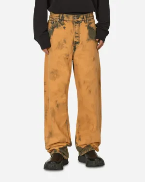 Loose Fit Tie-Dye Jeans Light Rust Men's sweatshirt