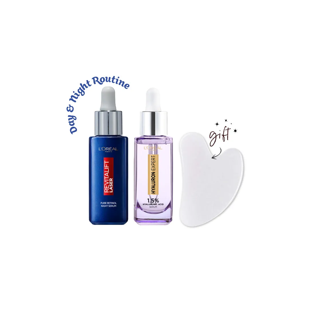 L'Or??al Paris Revitalift x Hyaluron Bundle   Free Gua Sha