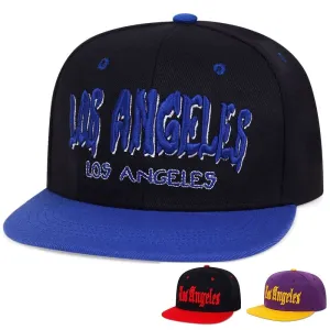 Los Angeles Snapback Cap boater hat with bow in beach sunlight