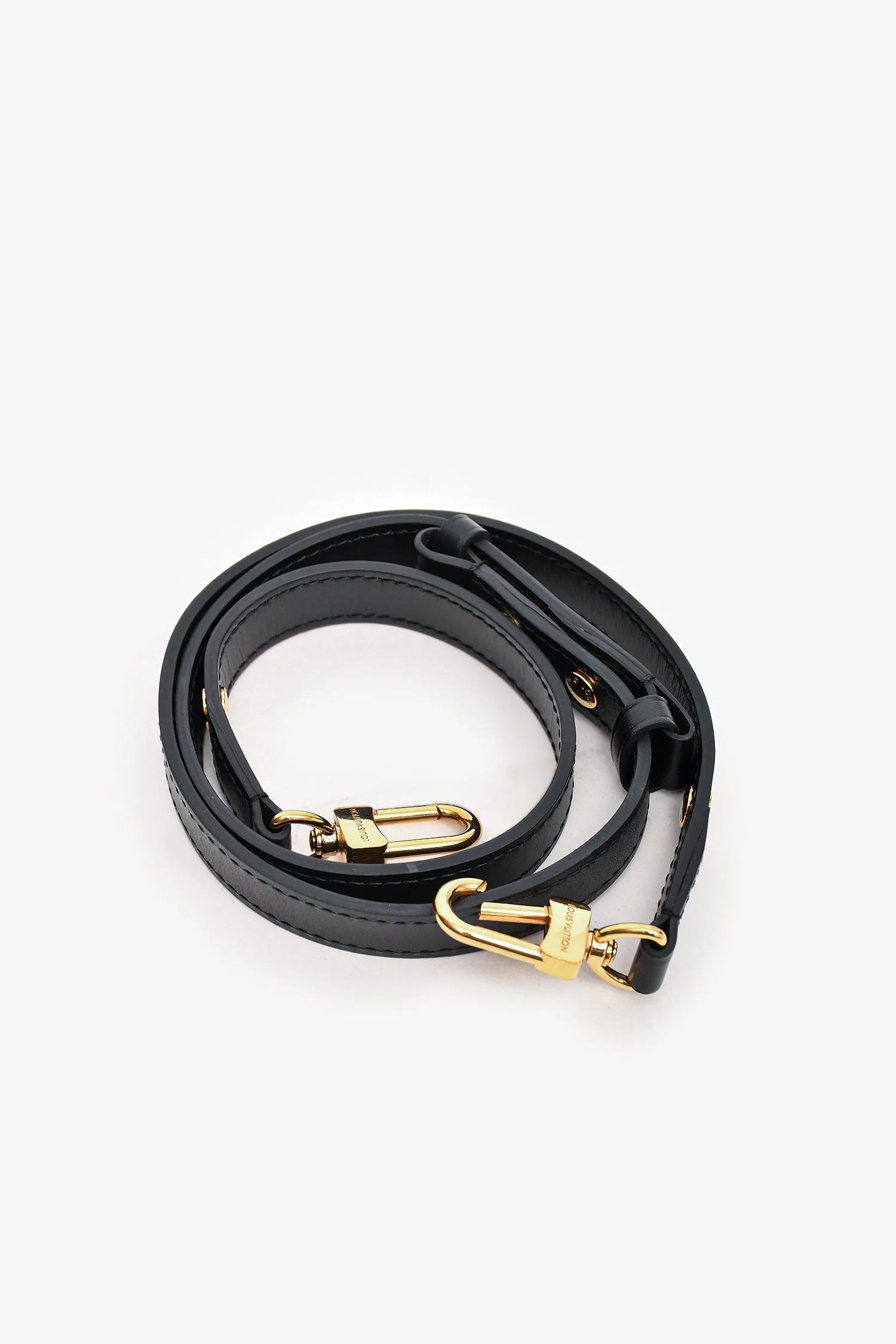 Louis Vuitton Black Leather Empreinte Monogram Giant Multi Pochette Crossbody