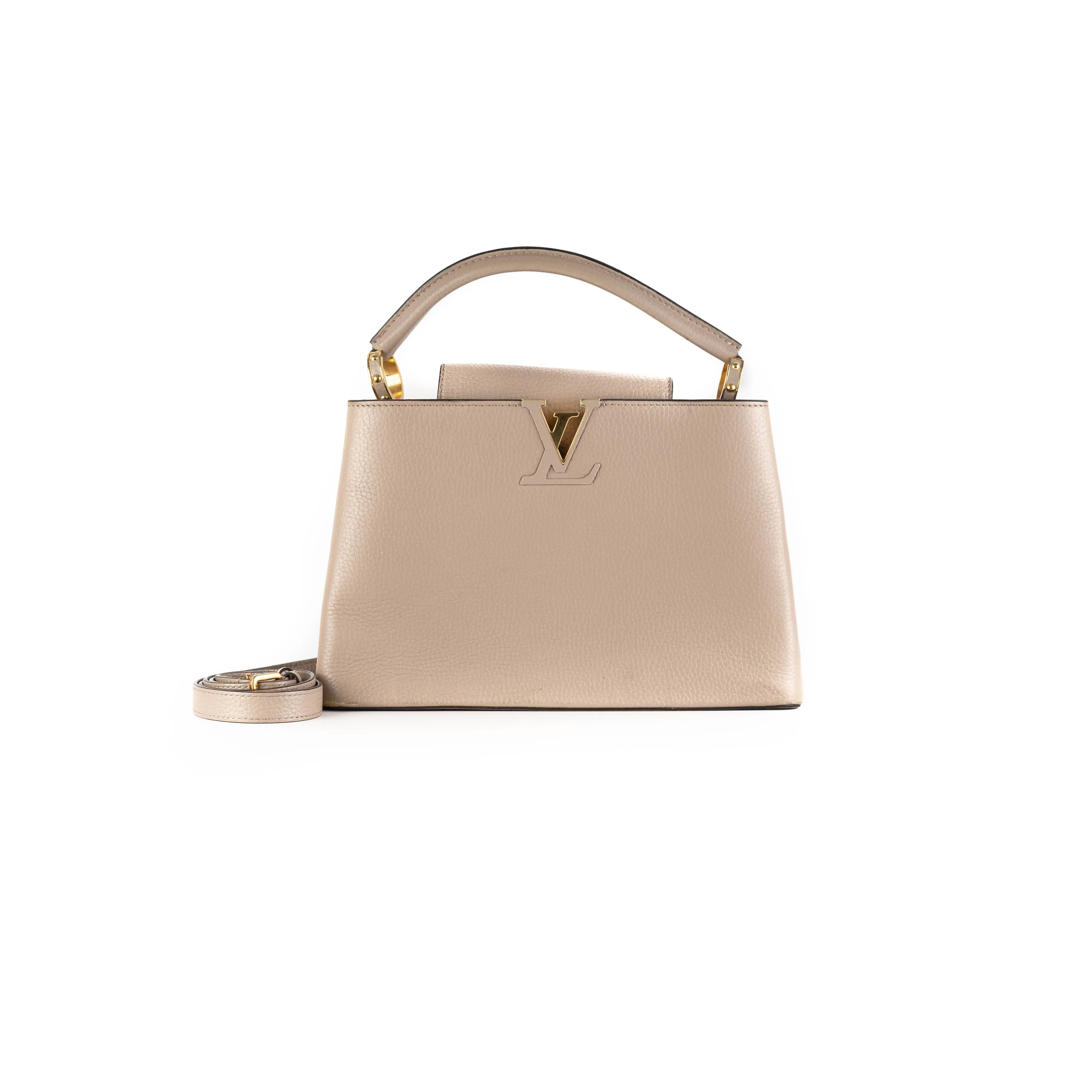 Louis Vuitton Capucines MM Bag Galet Top Handle Bags Cheap