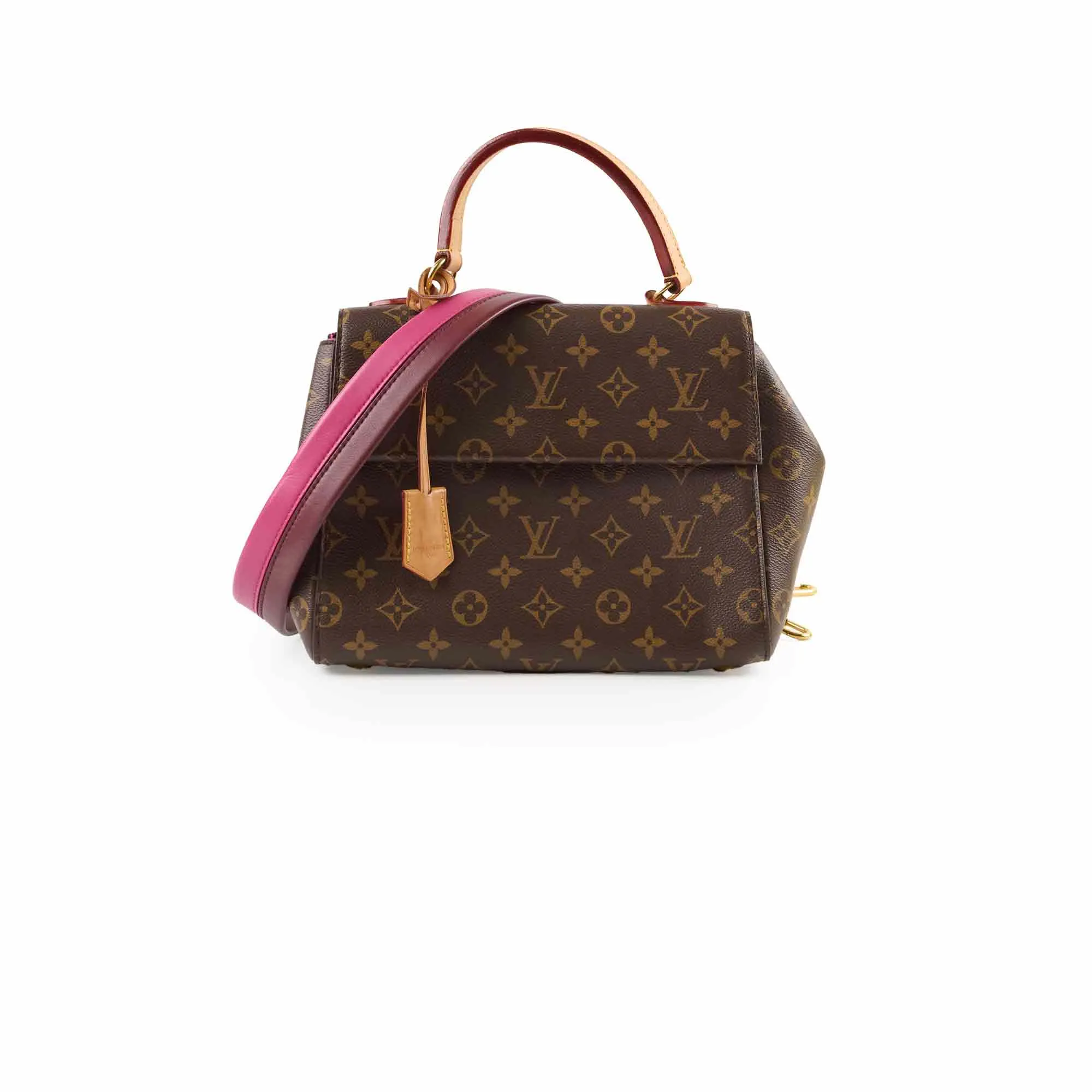 Louis Vuitton Cluny MM Monogram Microchip Top Handle Bags Cheap