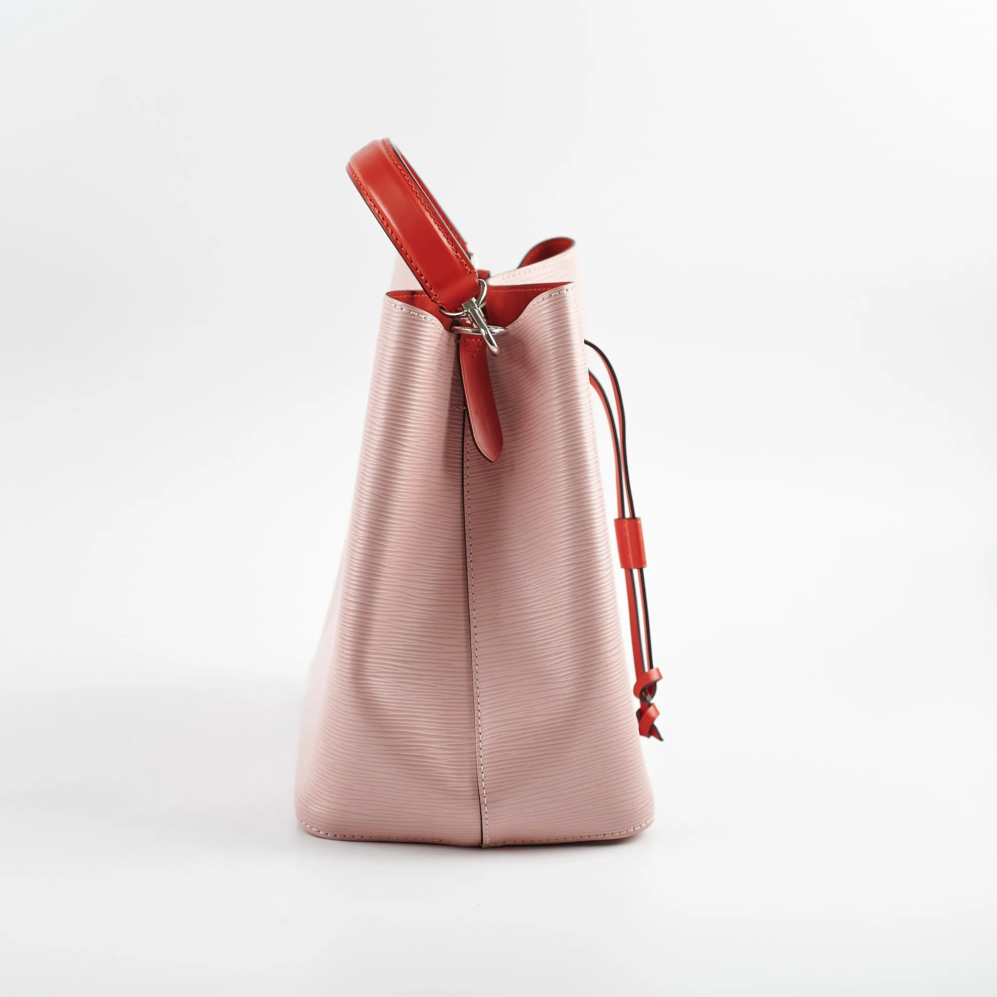Louis Vuitton Epi Neo Noe Epi Rose Ballerine Bucket Bag