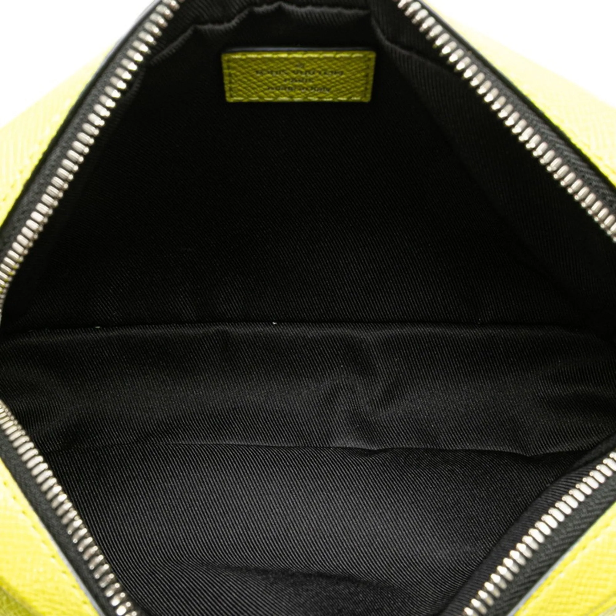 Louis Vuitton Jaune yellow Pvc Leather Sling Bag (Pre-Owned)