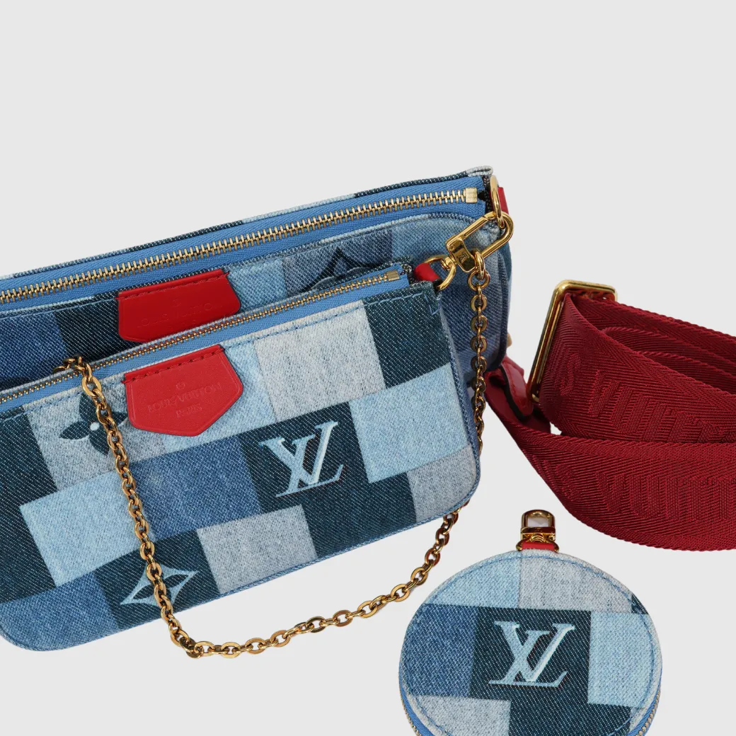 Louis Vuitton Multi-Pochette Crossbody Denim