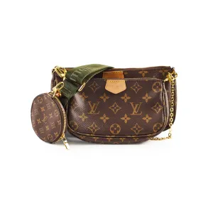 Louis Vuitton Multi Pochette Monogram Khaki Crossbody Bags Cheap Online