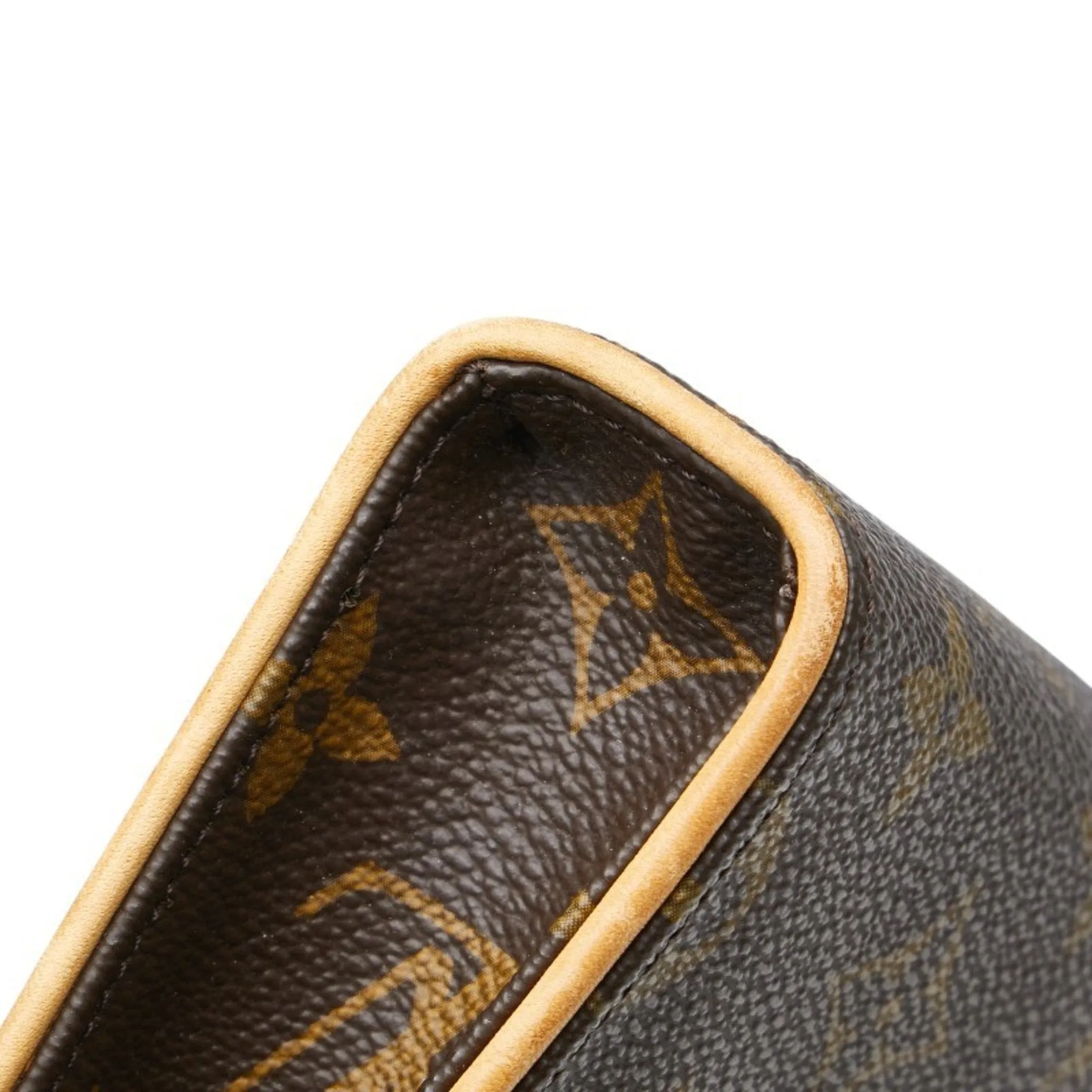 Louis Vuitton Pvc Leather Pochette Sling Bag (Pre-Owned)