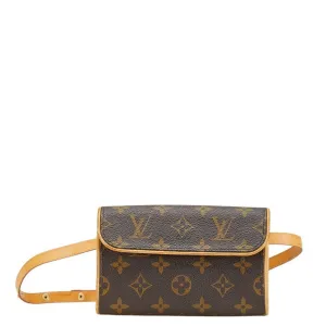Louis Vuitton Pvc Leather Pochette Sling Bag (Pre-Owned) belt bags on sale