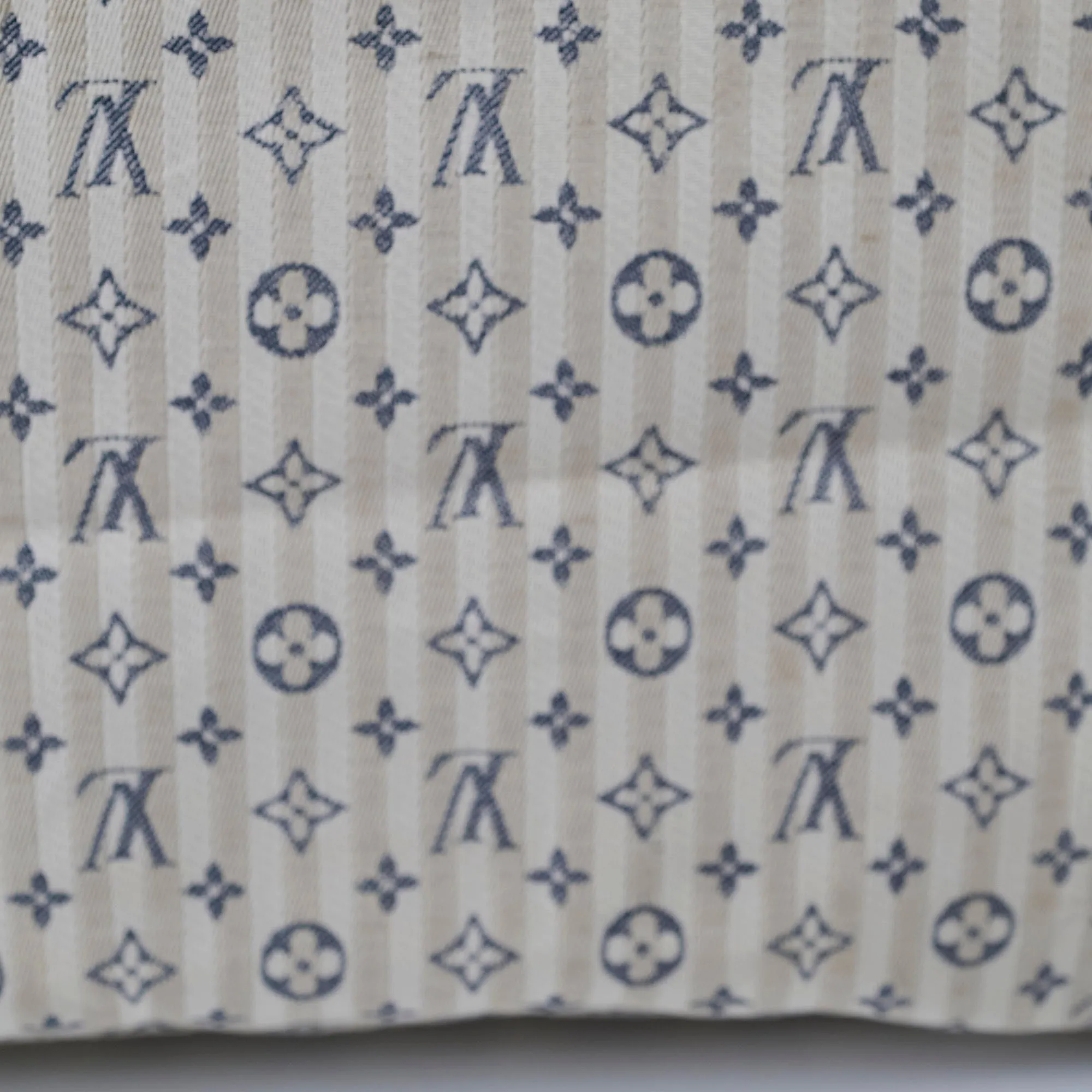 Louis Vuitton Speedy 30 Mini Lin Fabric Bag Cream