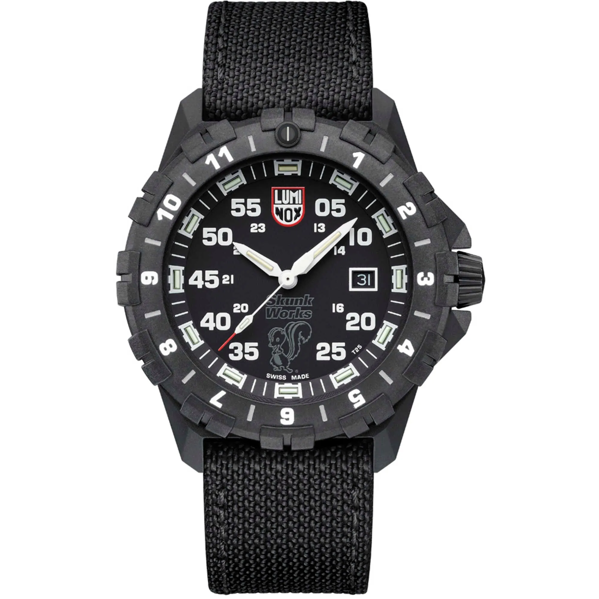 Luminox Men's Watch - F-117 Nighthawk Rotating Bezel Black Kevlar Strap | XA.6442.H