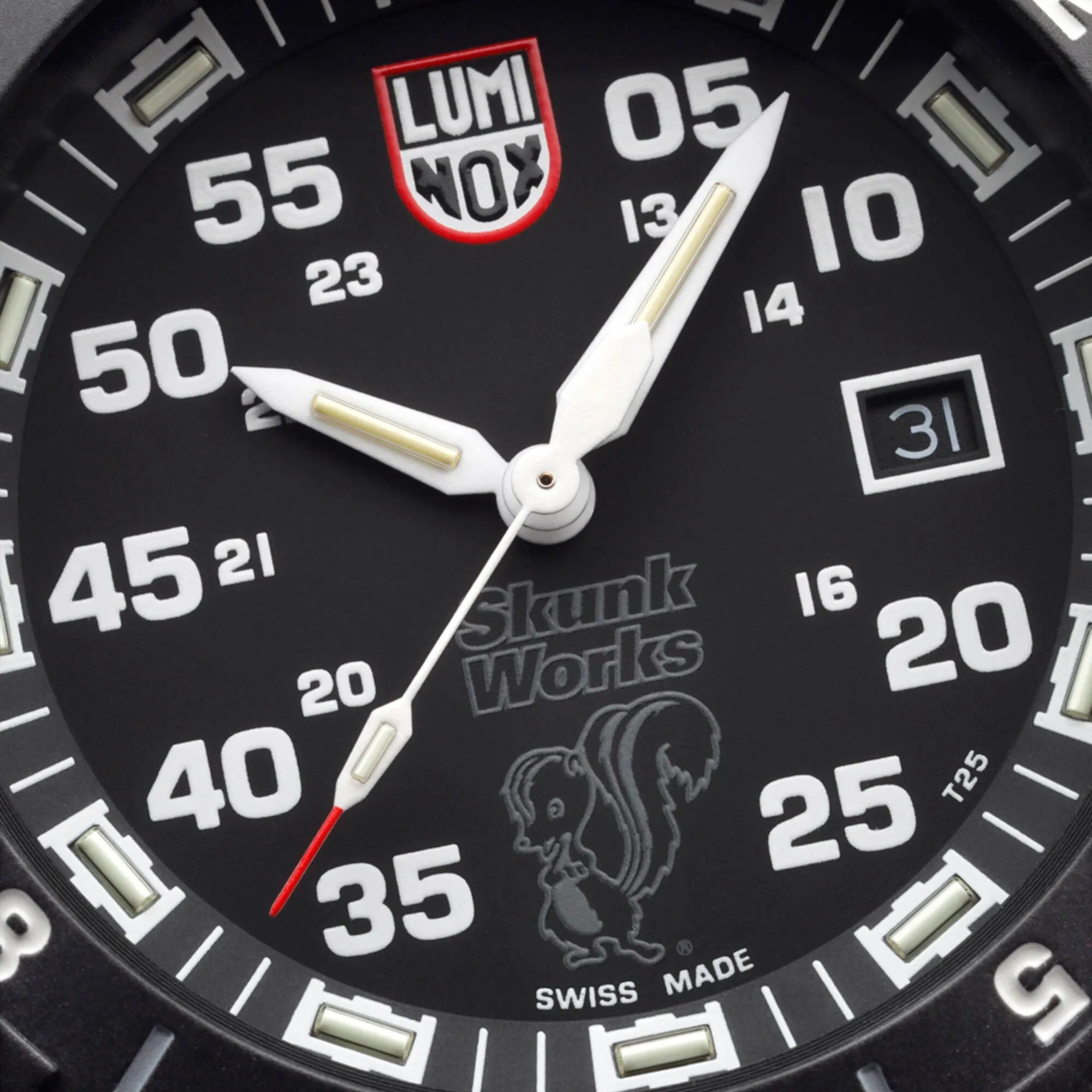 Luminox Men's Watch - F-117 Nighthawk Rotating Bezel Black Kevlar Strap | XA.6442.H