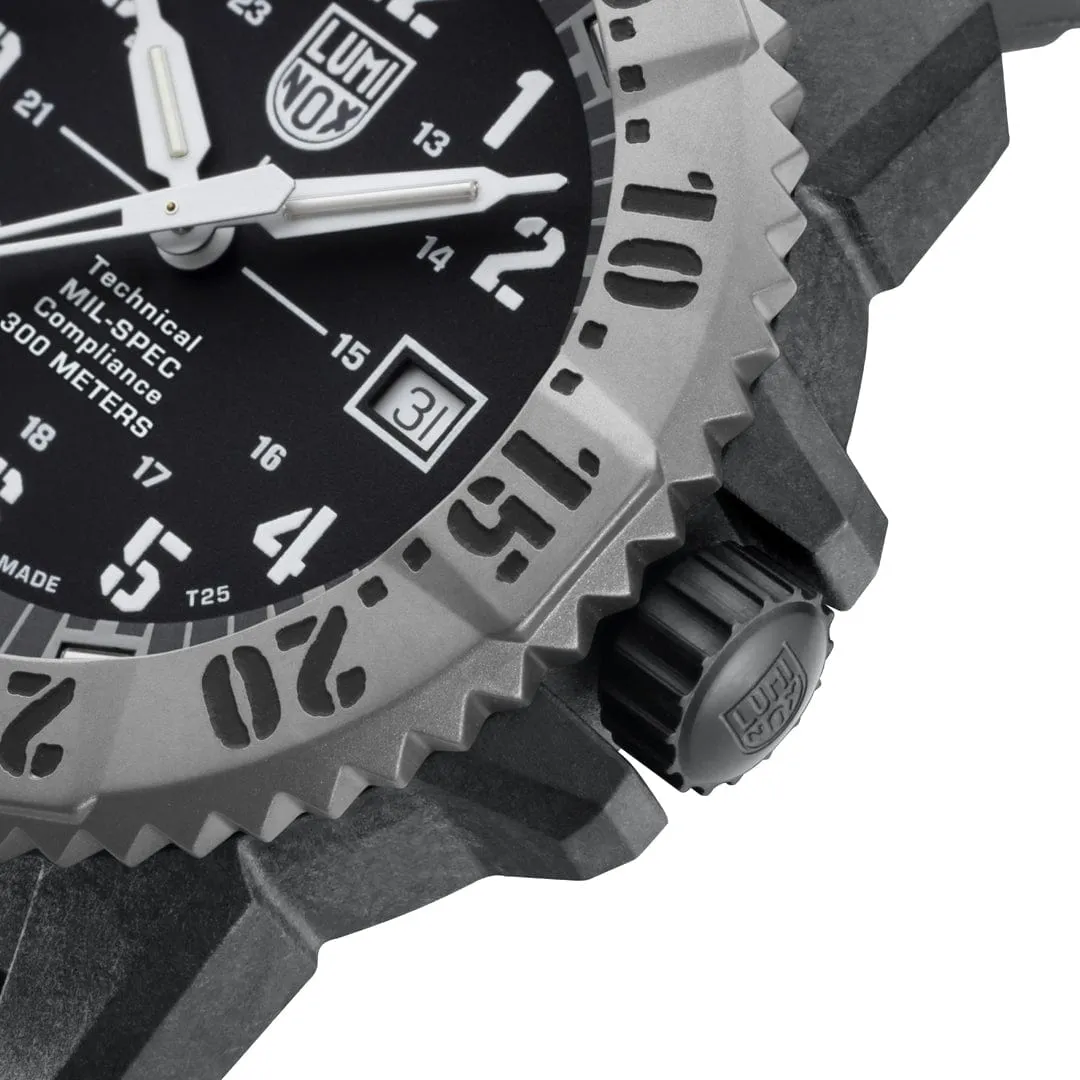 Luminox Mil-Spec Black Dial Grey Rubber Strap 46MM Watch XL.3351.1.SET