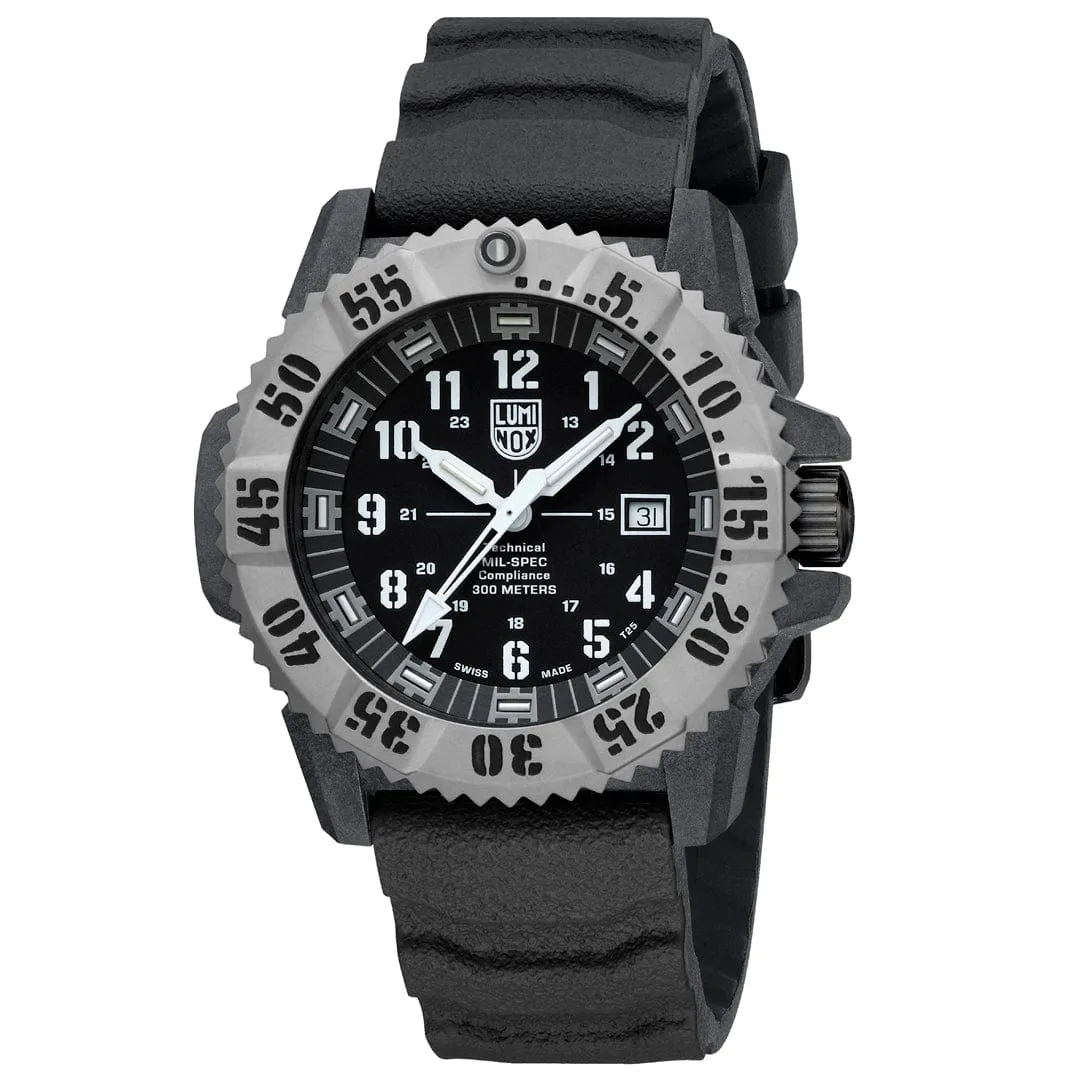 Luminox Mil-Spec Black Dial Grey Rubber Strap 46MM Watch XL.3351.1.SET,quartz watch, quartz watches for men, quartz watches for women, best quartz watch, minimalist quartz watch, luxury quartz watch, waterproof quartz watch,analog quartz watch, digital qua