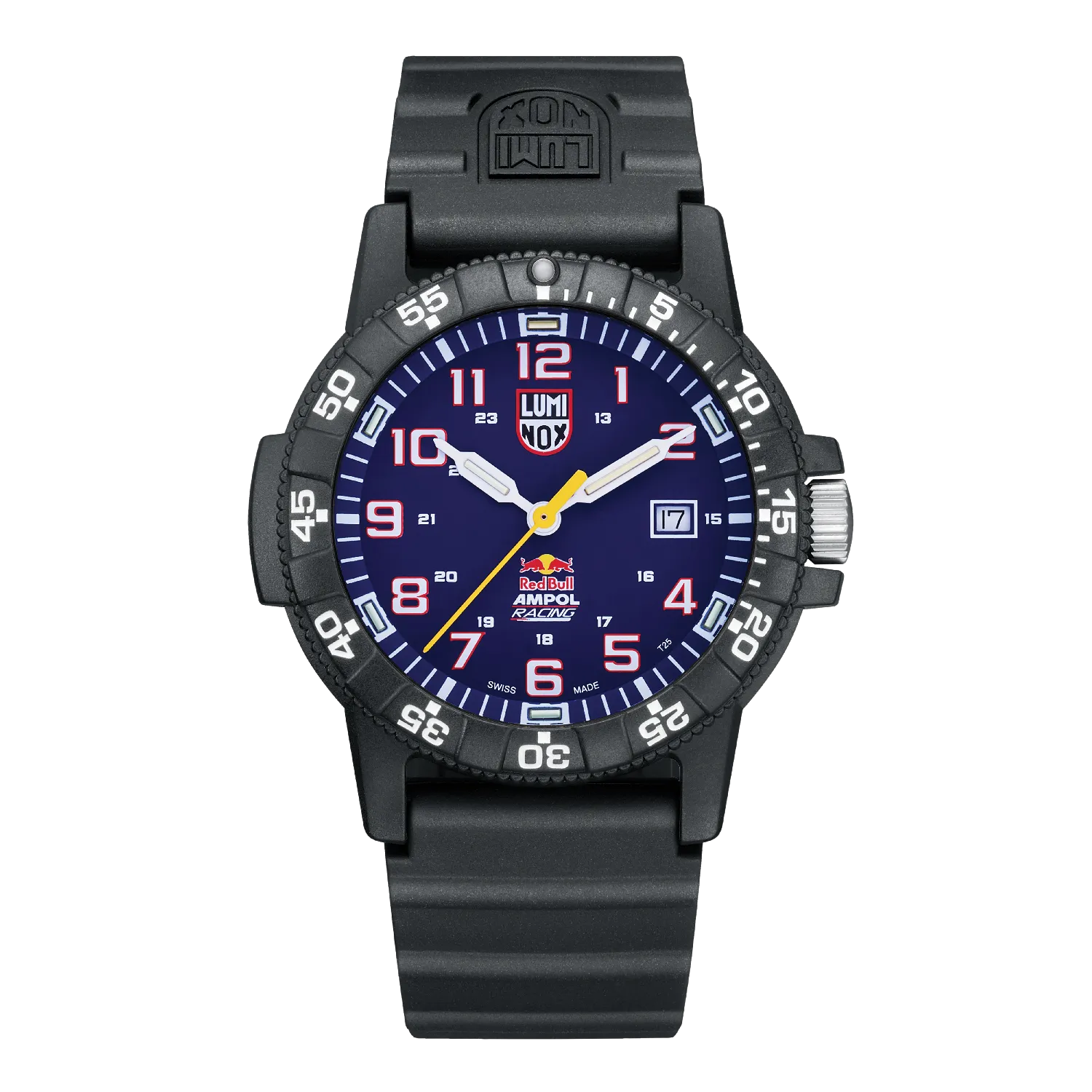 Luminox Red Bull Blue Dial Black Rubber Strap Watch XS.0321.ARB 