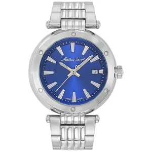 Mathey Tissot Men's Watch - Neptune Blue Dial Stainless Steel Bracelet | H912ABU 