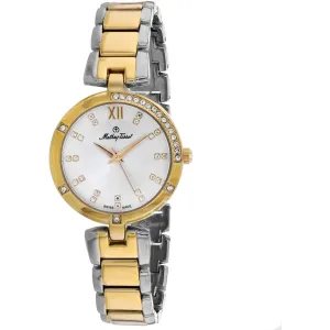 Mathey Tissot Women's Watch - Classic Two Tone Silver/Yellow Gold Bracelet | D2583BI Luxury Quartz Watch Quartz Watch Sale