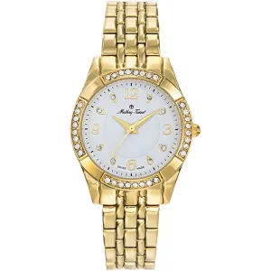 Mathey Tissot Women's Watch - Classic Yellow Gold Stainless Steel Bracelet | D2568PYI Luxury Quartz Watch Quartz Watch Sale