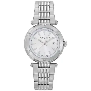 Mathey Tissot Women's Watch - Neptune Silver Dial Stainless Steel Bracelet | D912AI Luxury Quartz Watch Quartz Watch Sale