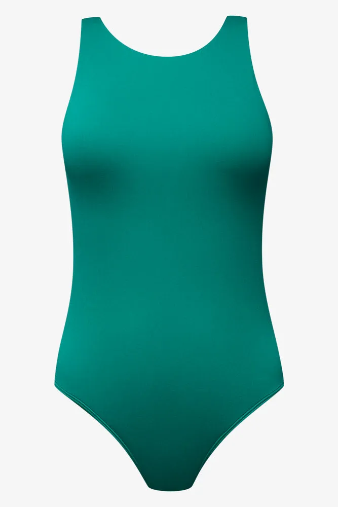Matte Sleeveless Bodysuit Green,women t-shirt cotton,women t-shirt top,boutique women's clothing
