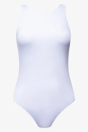 Matte Sleeveless Bodysuit White,women t-shirt cotton,women t-shirt top,boutique women's clothing